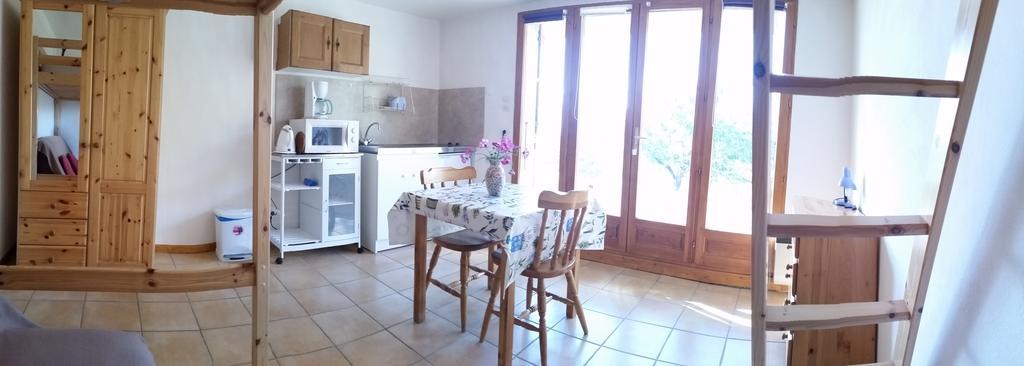 Studio Barcelonnette Ubaye, Provence Enchastrayes Dış mekan fotoğraf